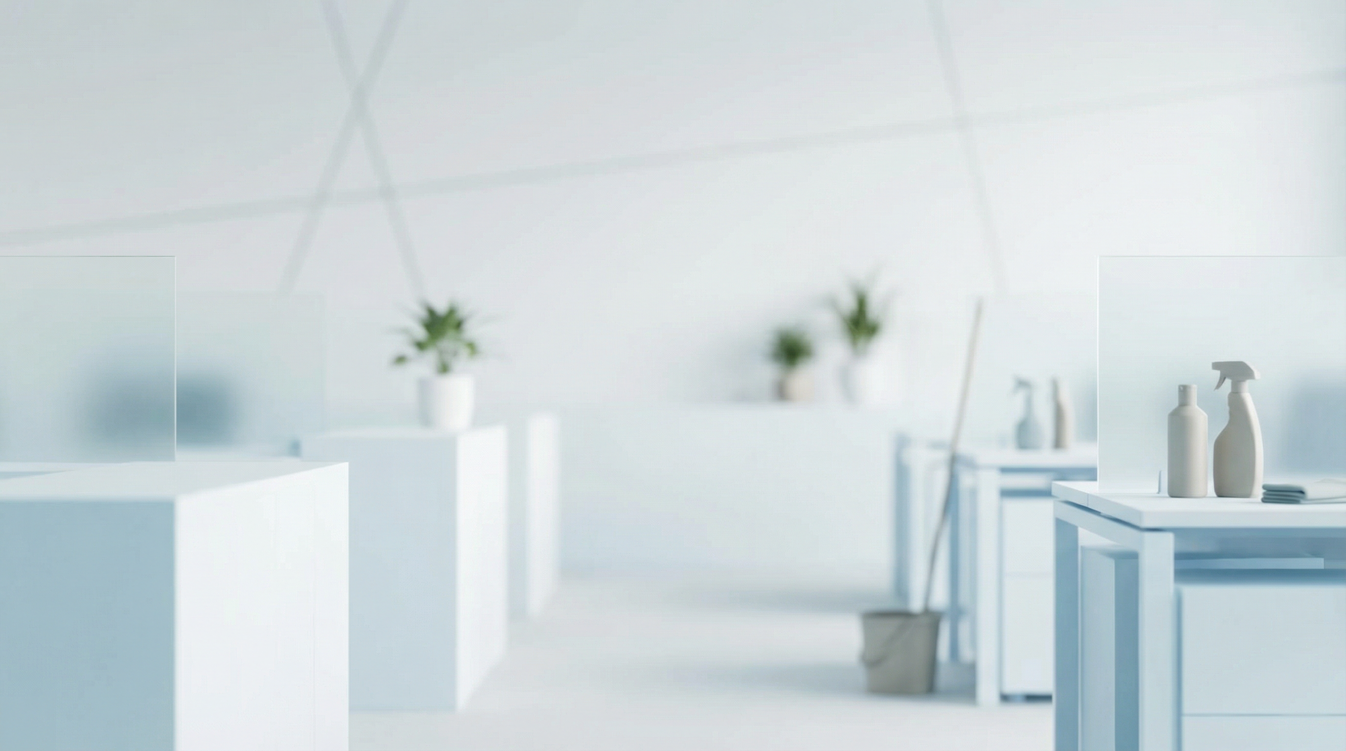 Clean modern office